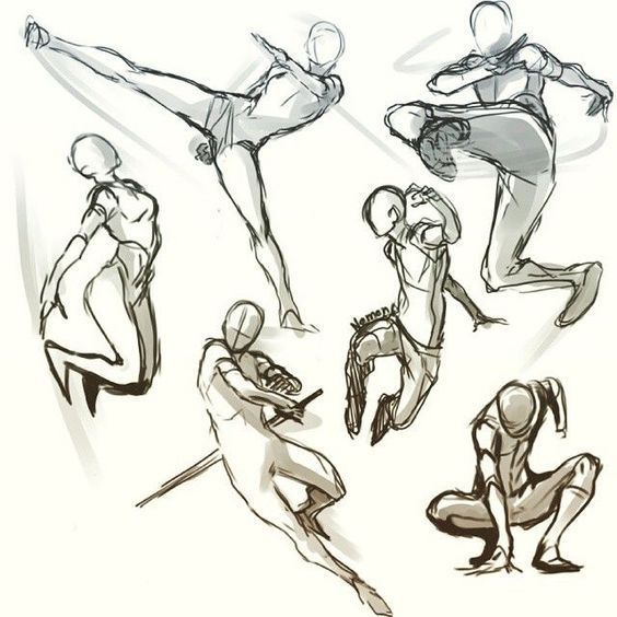 Desenhando personagens com poses dinâmicas passo a passo – Blog da AreaE